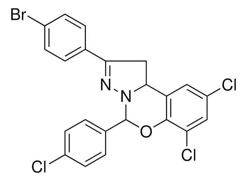 Sigma-Aldrich 2-(4-BR-PH)-6,8-DI-CL-4-(4-CL-PH)-2H-5-OXA-3,3A-DIAZA-CYCLOPENTA(A)NAPHTHALENE,AldrichCPR
