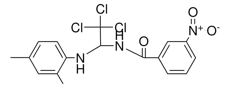 Sigma-Aldrich 3-NITRO-N-(2,2,2-TRICHLORO-1-(2,4-DIMETHYL-PHENYLAMINO)-ETHYL)-BENZAMIDE,AldrichCPR
