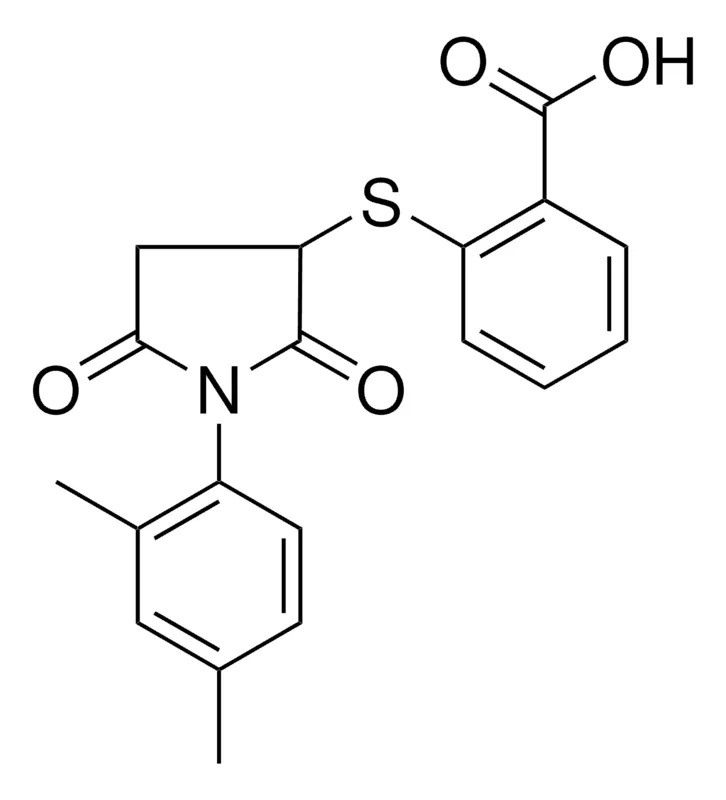 Sigma-Aldrich 2-(1-(2,4-DIMETHYL-PHENYL)-2,5-DIOXO-PYRROLIDIN-3-YLSULFANYL)-BENZOIC ACID,AldrichCPR