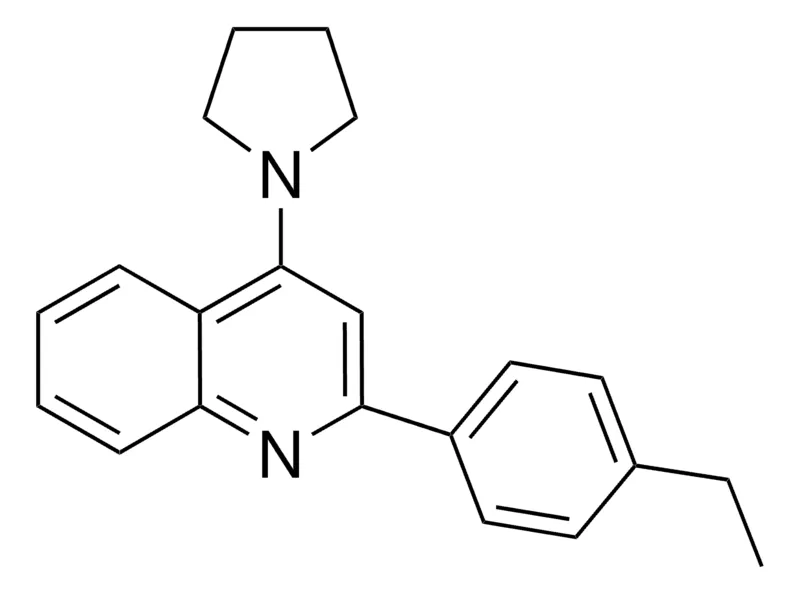 Sigma-Aldrich 2-(4-ETHYLPHENYL)-4-(1-PYRROLIDINYL)QUINOLINE,AldrichCPR
