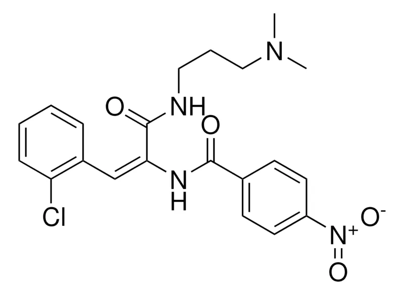 Sigma-Aldrich N-(2-(2-CL-PHENYL)-1-(3-DIMETHYLAMINO-PROPYLCARBAMOYL)-VINYL)-4-NITRO-BENZAMIDE,AldrichCPR