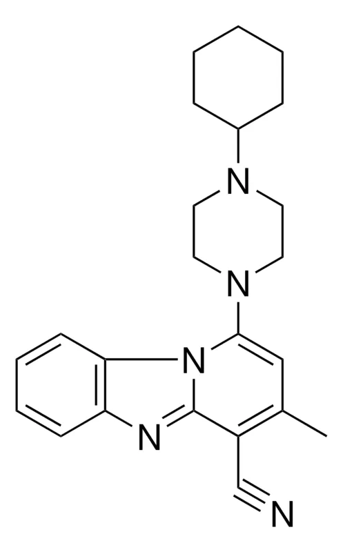 Sigma-Aldrich 1-(4-CYCLOHEXYL-1-PIPERAZINYL)-3-METHYLPYRIDO[1,2-A]BENZIMIDAZOLE-4-CARBONITRILE，AldrichCPR
