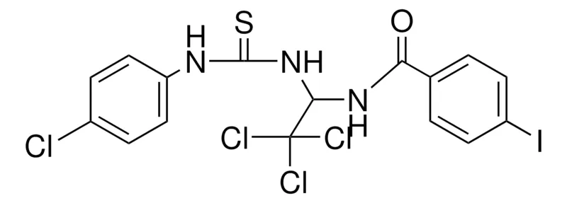 Sigma-Aldrich 4-IODO-N-(2,2,2-TRICHLORO-1-(3-(4-CHLORO-PHENYL)-THIOUREIDO)-ETHYL)-BENZAMIDE,AldrichCPR
