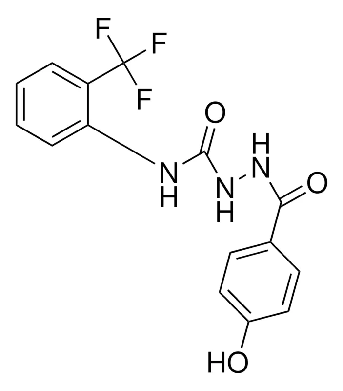 Sigma-Aldrich 1-(4-HYDROXYBENZOYL)-4-(2-(TRIFLUOROMETHYL)PHENYL)SEMICARBAZIDE,AldrichCPR