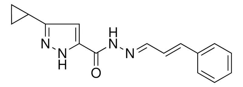 Sigma-Aldrich 5-CYCLOPROPYL-2H-PYRAZOLE-3-CARBOXYLIC ACID (3-PHENYL-ALLYLIDENE)-HYDRAZIDE，AldrichCPR