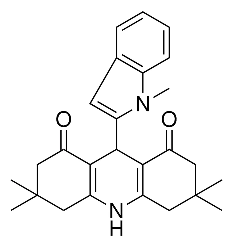 Sigma-Aldrich 3,3,6,6-TETRAMETHYL-9-(1-METHYL-1H-INDOL-2-YL)-3,4,6,7,9,10-HEXAHYDRO-1,8(2H,5H)-ACRIDINEDIONE,AldrichCPR