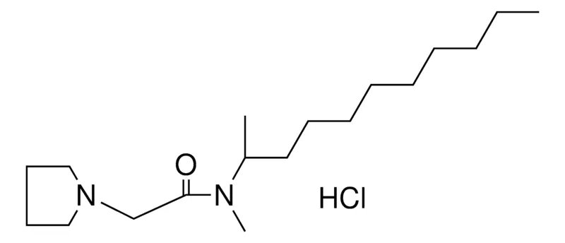 Sigma-Aldrich N-METHYL-N-(1-METHYLDECYL)-1-PYRROLIDINEACETAMIDE HYDROCHLORIDE,AldrichCPR