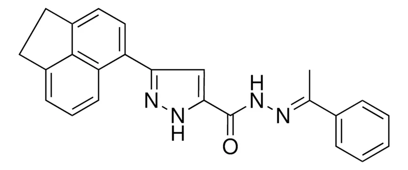 Sigma-Aldrich 5-ACENAPHTHEN-5-YL-2H-PYRAZOLE-3-CARBOXYLIC ACID (1-PHENYL-ETHYLIDENE)-HYDRAZIDE,AldrichCPR