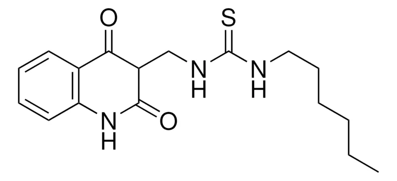 Sigma-Aldrich N-((2,4-DIOXO-1,2,3,4-TETRAHYDRO-3-QUINOLINYL)METHYL)-N'-HEXYLTHIOUREA，AldrichCPR