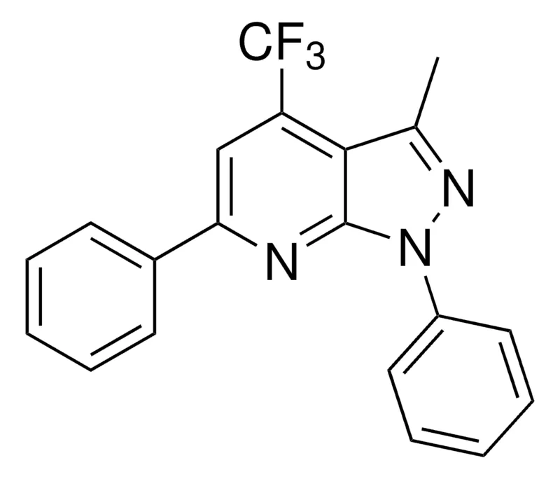 Sigma-Aldrich 3-METHYL-1,6-DIPHENYL-4-(TRIFLUOROMETHYL)-1H-PYRAZOLO(3,4-B)PYRIDINE,AldrichCPR