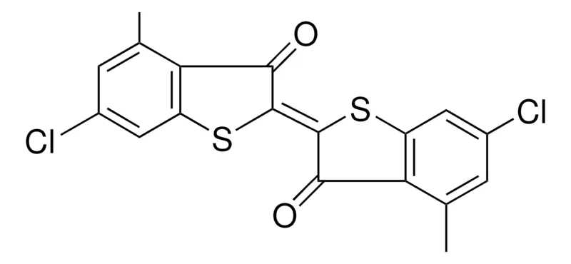 Sigma-Aldrich 6,6'-DICHLORO-4,4'-DIMETHYL-(2,2')BI(BENZO(B)THIOPHENYLIDENE)-3,3'-DIONE,AldrichCPR