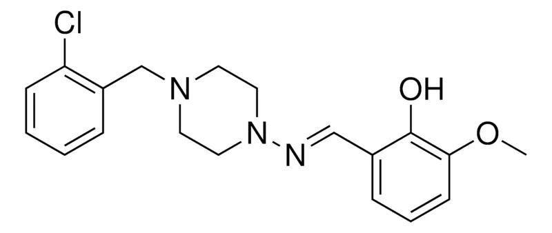 Sigma-Aldrich 2-((4-(2-CHLORO-BENZYL)-PIPERAZIN-1-YLIMINO)-METHYL)-6-METHOXY-PHENOL,AldrichCPR