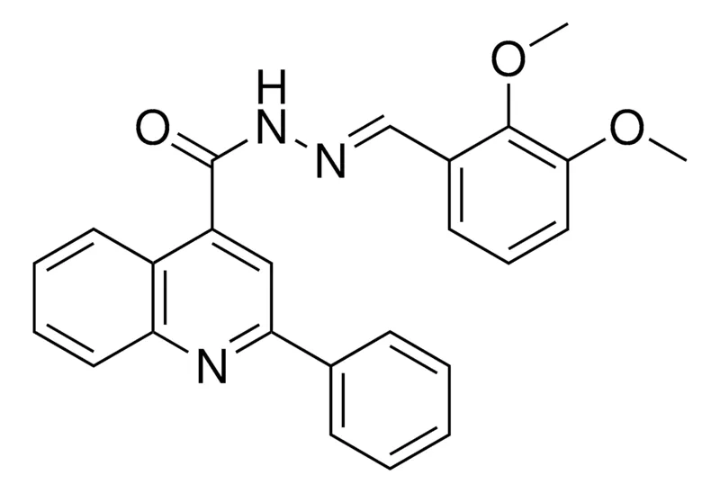 Sigma-Aldrich 2-PHENYL-QUINOLINE-4-CARBOXYLIC ACID (2,3-DIMETHOXY-BENZYLIDENE)-HYDRAZIDE,AldrichCPR