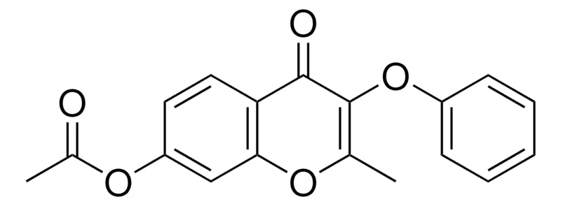 Sigma-Aldrich ACETIC ACID 2-METHYL-4-OXO-3-PHENOXY-4H-CHROMEN-7-YL ESTER,AldrichCPR