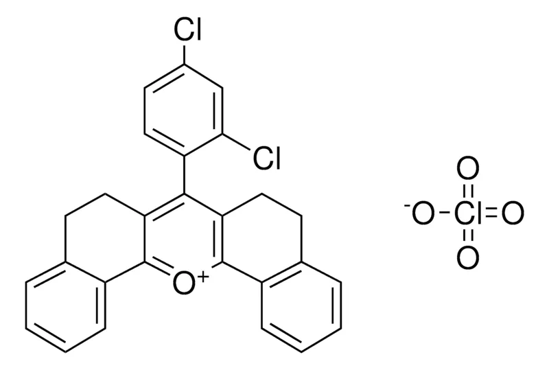 Sigma-Aldrich 7-(2,4-DICHLOROPHENYL)-5,6,8,9-TETRAHYDRODIBENZO(C,H)XANTHYLIUM PERCHLORATE,AldrichCPR