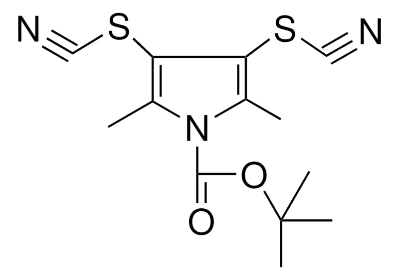 Sigma-Aldrich 2,5-DIMETHYL-3,4-BIS-THIOCYANATO-PYRROLE-1-CARBOXYLIC ACID TERT-BUTYL ESTER,AldrichCPR