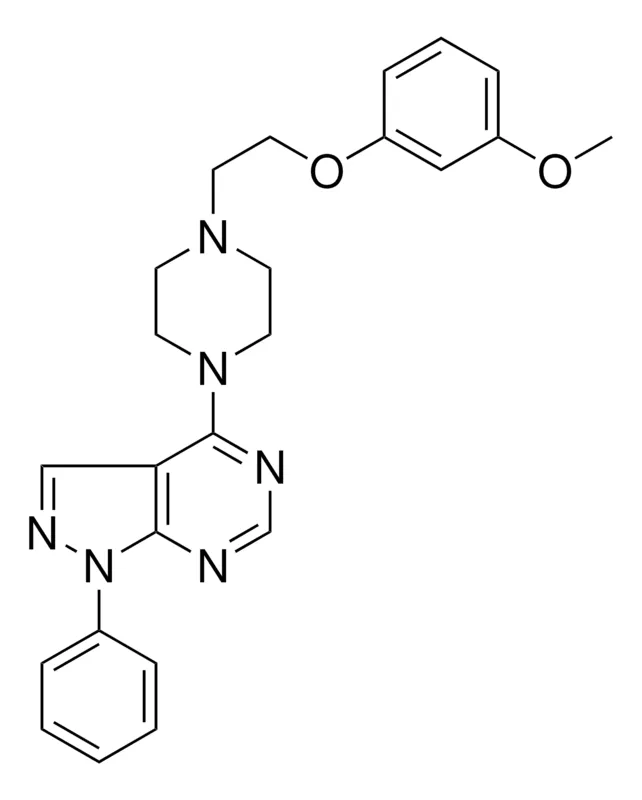 Sigma-Aldrich 4-(4-(2-(3-METHOXYPHENOXY)ET)-1-PIPERAZINYL)-1-PH-1H-PYRAZOLO(3,4-D)PYRIMIDINE，AldrichCPR