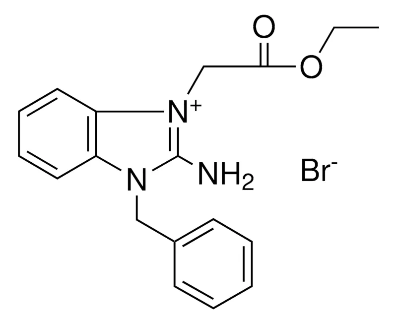Sigma-Aldrich 2-AMINO-3-BENZYL-1-ETHOXYCARBONYLMETHYL-3H-BENZOIMIDAZOL-1-IUM, BROMIDE,AldrichCPR