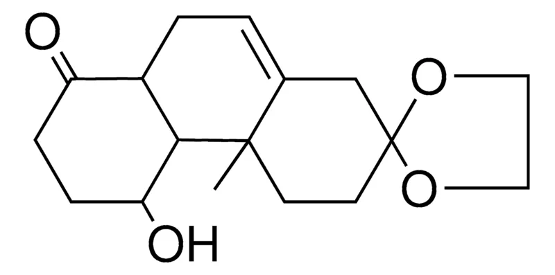 Sigma-Aldrich DECAHYDRO-5'-HYDROXY-4A'-METHYLSPIRO(1,3-DIOXOLANE-2,2'(1'H)-PHENANTHRENE-8'-ONE，AldrichCPR