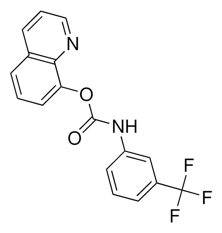 Sigma-Aldrich 8-QUINOLYL N-(3-(TRIFLUOROMETHYL)PHENYL)CARBAMATE,AldrichCPR