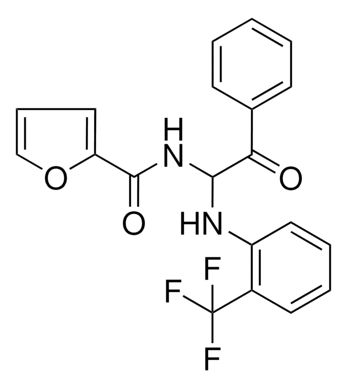 Sigma-Aldrich FURAN-2-CARBOXYLIC ACID (2-OXO-2-PH-1-(2-TRIFLUOROMETHYL-PHENYLAMINO)-ET)-AMIDE，AldrichCPR