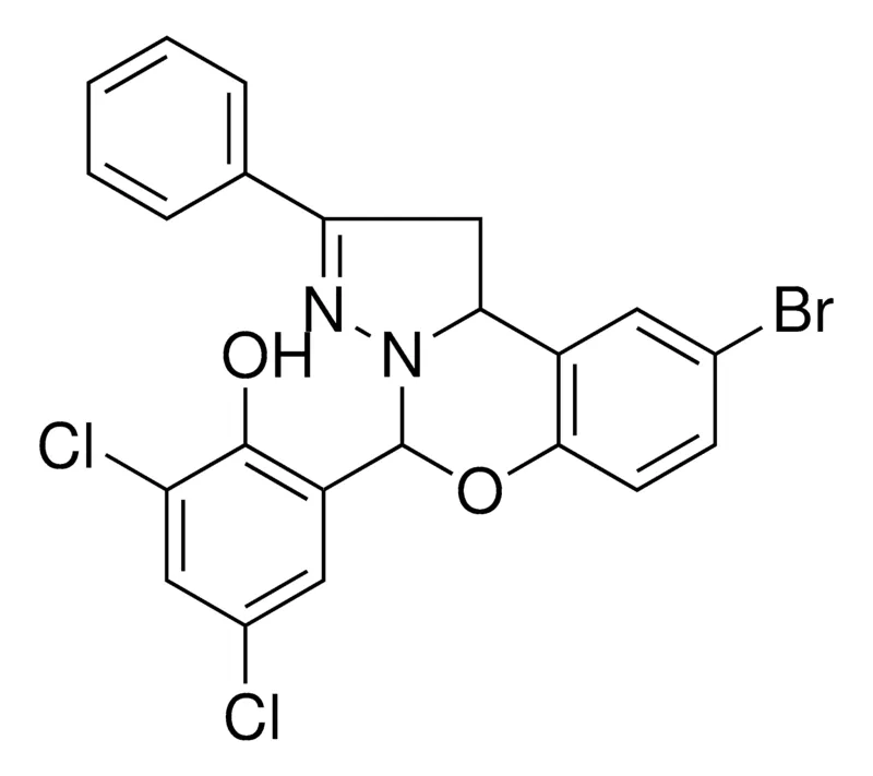 Sigma-Aldrich 2-(9-BROMO-2-PHENYL-1,10B-DIHYDROPYRAZOLO[1,5-C][1,3]BENZOXAZIN-5-YL)-4,6-DICHLOROPHENOL，AldrichCPR