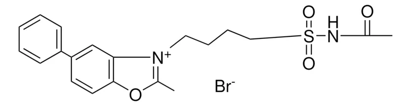 Sigma-Aldrich 3-ACETAMIDOSULFONYLBUTYL-2-METHYL-5-PHENYLBENZOXAZOLIUM BROMIDE,AldrichCPR