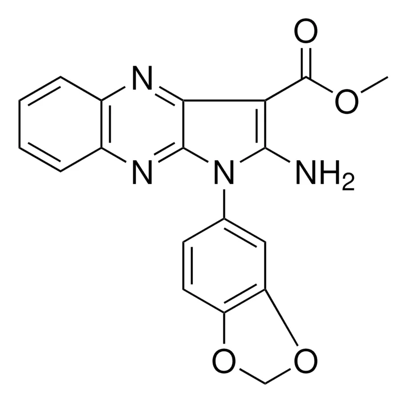 Sigma-Aldrich ME 2-AMINO-1-(1,3-BENZODIOXOL-5-YL)-1H-PYRROLO(2,3-B)QUINOXALINE-3-CARBOXYLATE,AldrichCPR