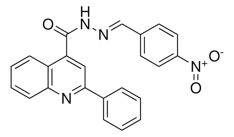 Sigma-Aldrich 2-PHENYL-QUINOLINE-4-CARBOXYLIC ACID (4-NITRO-BENZYLIDENE)-HYDRAZIDE，AldrichCPR