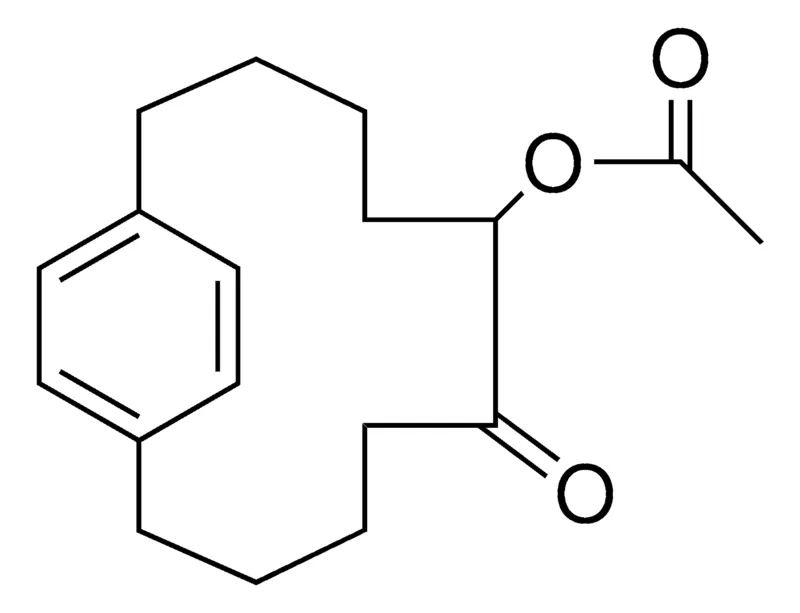 Sigma-Aldrich ACETIC ACID 7-OXO-BICYCLO(10.2.2)HEXADECA-1(15),12(16),13-TRIEN-6-YL ESTER,AldrichCPR