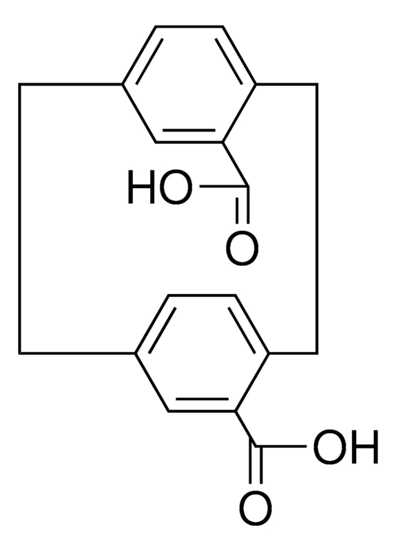Sigma-Aldrich TRICYCLO(8.2.2.2(4,7))HEXADECA-HEXAENE-5,12-DICARBOXYLIC ACID,AldrichCPR