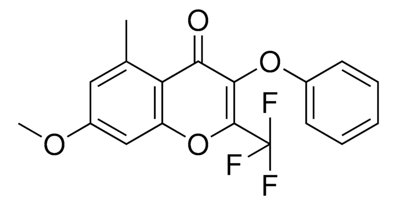 Sigma-Aldrich 7-METHOXY-5-METHYL-3-PHENOXY-2-TRIFLUOROMETHYL-CHROMEN-4-ONE,AldrichCPR