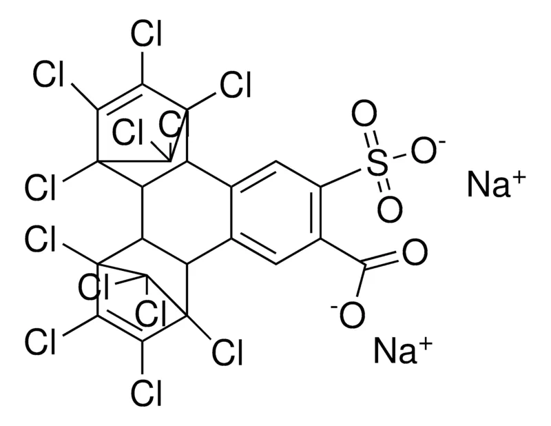 Sigma-Aldrich 3-SULFO-2-NAPHTHOIC ACID-BIS(HEXACHLOROCYCLOPENTADIENE) ADDUCT, DISODIUM SALT,AldrichCPR