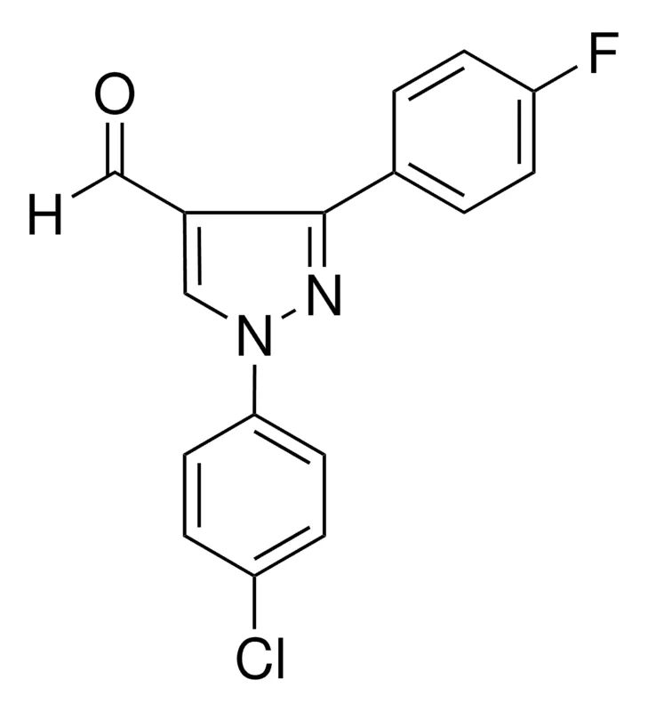 Sigma-Aldrich 1-(4-CHLOROPHENYL)-3-(4-FLUOROPHENYL)-1H-PYRAZOLE-4-CARBALDEHYDE,AldrichCPR