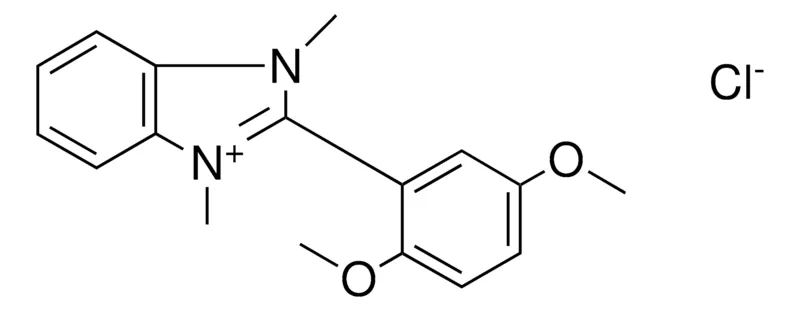 Sigma-Aldrich 2-(2,5-DIMETHOXY-PHENYL)-1,3-DIMETHYL-3H-BENZOIMIDAZOL-1-IUM, CHLORIDE，AldrichCPR