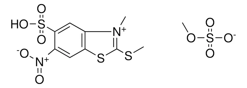 Sigma-Aldrich 3-METHYL-2-METHYLTHIO-6-NITRO-5-SULFOBENZOTHIAZOLIUM METHYL SULFATE,AldrichCPR