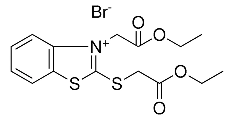 Sigma-Aldrich 3-ETHOXYCARBONYLMETHYL-2-ETHOXYCARBONYLMETHYLSULFANYL-BENZOTHIAZOL-3-IUM, BR,AldrichCPR