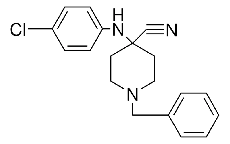 Sigma-Aldrich 1-BENZYL-4-(4-CHLOROANILINO)-4-CYANOPIPERIDINE,AldrichCPR
