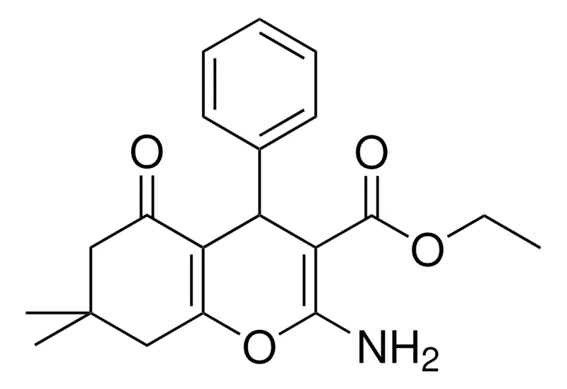 Sigma-Aldrich 2-AMINO-7,7-DI-ME-5-OXO-4-PH-5,6,7,8-4H-4H-CHROMENE-3-CARBOXYLIC ACID ET ESTER,AldrichCPR