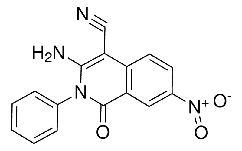 Sigma-Aldrich 3-AMINO-4-CYANO-7-NITRO-2-PHENYL-1(2H)-ISOQUINOLINONE,AldrichCPR