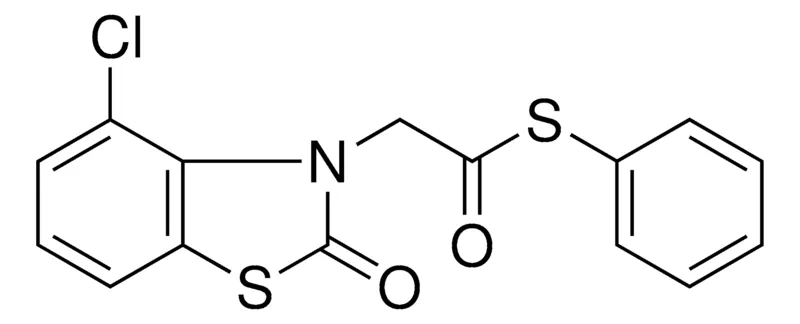 Sigma-Aldrich (4-CHLORO-2-OXO-BENZOTHIAZOL-3-YL)-THIOACETIC ACID S-PHENYL ESTER,AldrichCPR