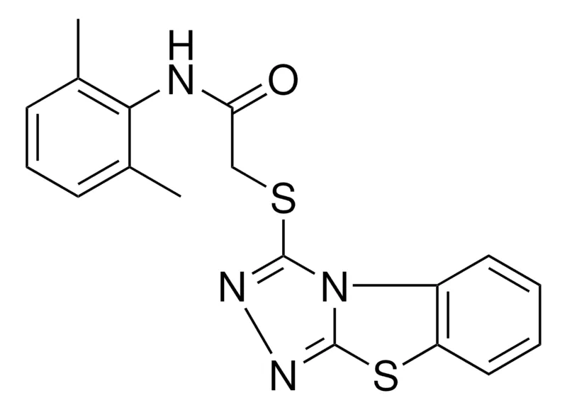 Sigma-Aldrich N(2,6-DIMETHYL-PH)-2-((1,2,4)TRIAZOLO(3,4-B)(1,3)BENZOTHIAZOL-3-YLTHIO)ACETAMIDE,AldrichCPR