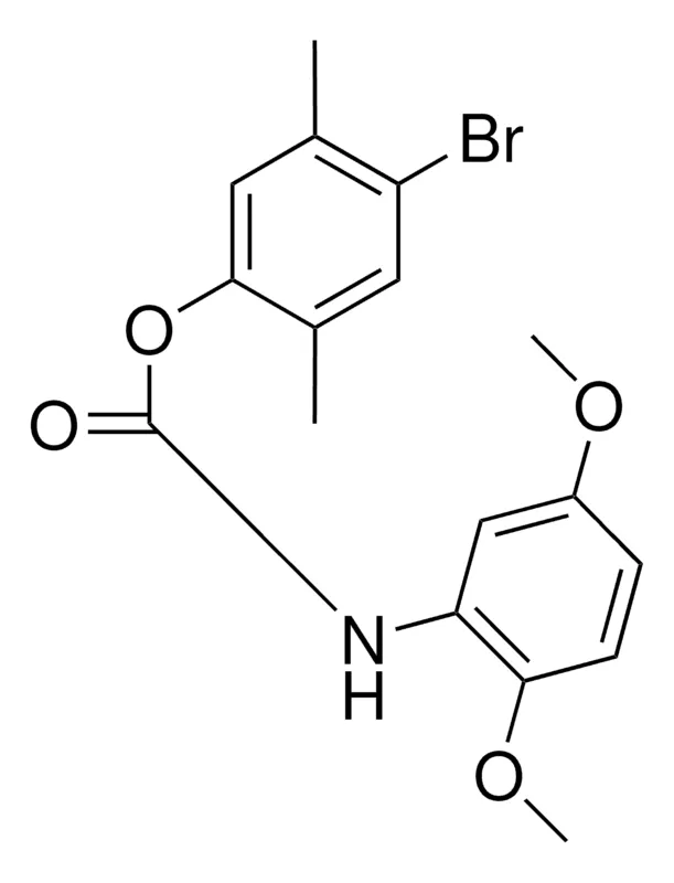 Sigma-Aldrich 4-BROMO-2,5-DIMETHYLPHENYL N-(2,5-DIMETHOXYPHENYL)CARBAMATE,AldrichCPR