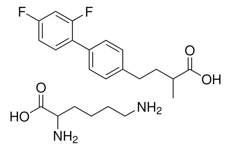 Sigma-Aldrich LYSINE COMPOUND WITH 4-(2',4'-DI-F-(1,1'-BI-PH)-4-YL)-2-ME-BUTANOIC ACID (1:1),AldrichCPR