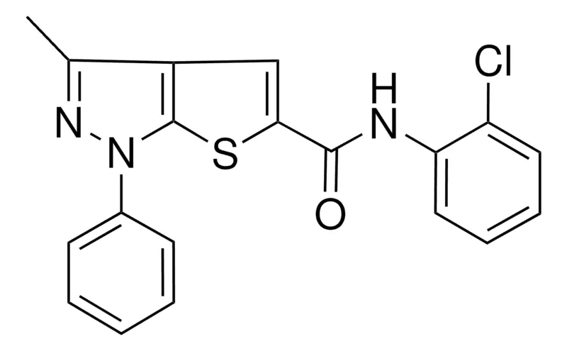 Sigma-Aldrich N-(2-CHLOROPHENYL)-3-METHYL-1-PHENYL-1H-THIENO(2,3-C)PYRAZOLE-5-CARBOXAMIDE，AldrichCPR