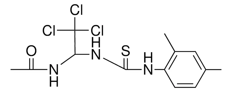 Sigma-Aldrich N-(2,2,2-TRICHLORO-1-(3-(2,4-DIMETHYL-PHENYL)-THIOUREIDO)-ETHYL)-ACETAMIDE,AldrichCPR
