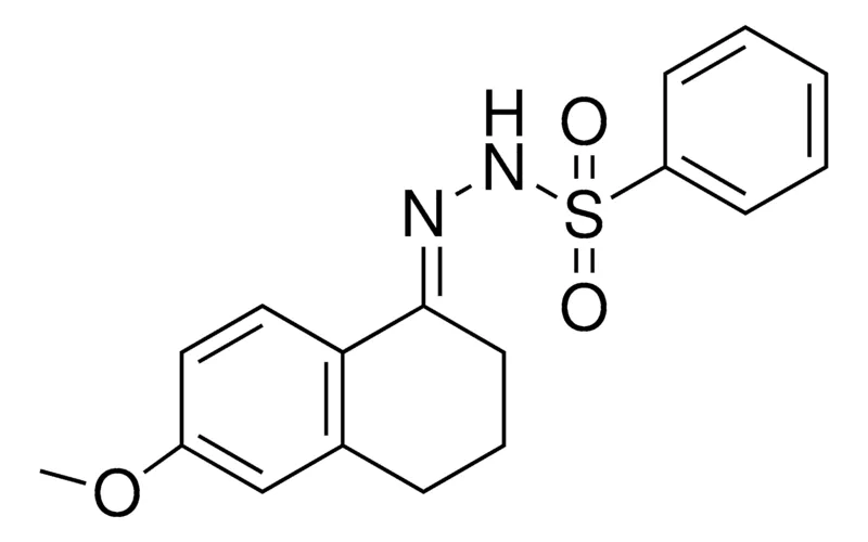 Sigma-Aldrich N'-((1E)-6-METHOXY-3,4-DIHYDRO-1(2H)-NAPHTHALENYLIDENE)BENZENESULFONOHYDRAZIDE,AldrichCPR
