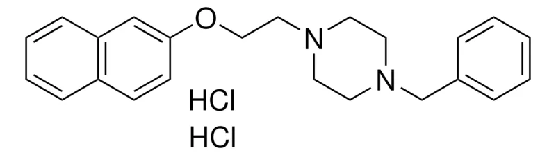 Sigma-Aldrich 2-(4-BENZYL-1-PIPERAZINYL)ETHYL 2-NAPHTHYL ETHER DIHYDROCHLORIDE,AldrichCPR