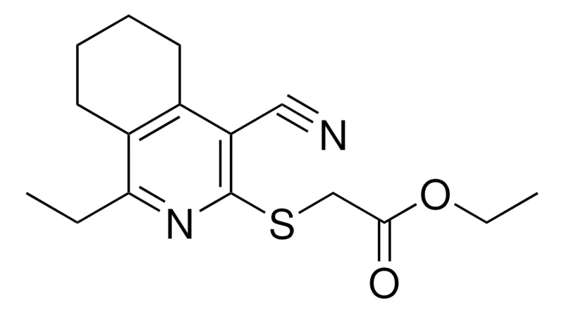 Sigma-Aldrich (4-CYANO-1-ETHYL-5,6,7,8-4H-ISOQUINOLIN-3-YLSULFANYL)-ACETIC ACID ETHYL ESTER,AldrichCPR