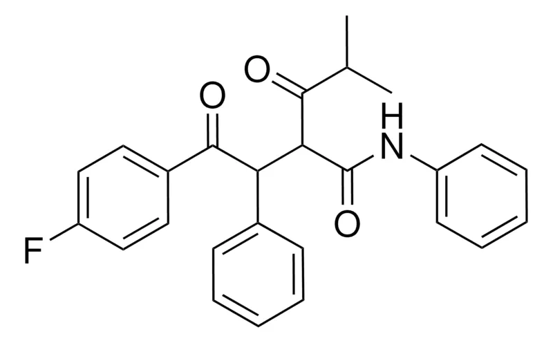 Sigma-Aldrich 2-(2-(4-FLUOROPHENYL)-2-OXO-1-PHENYLETHYL)-4-METHYL-3-OXO-N-PHENYLPENTANAMIDE,AldrichCPR